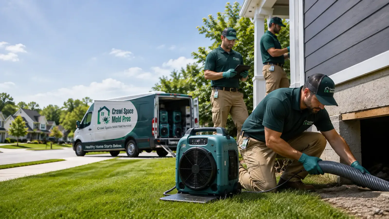 Crawl Space Mold Removal in Allen, OK